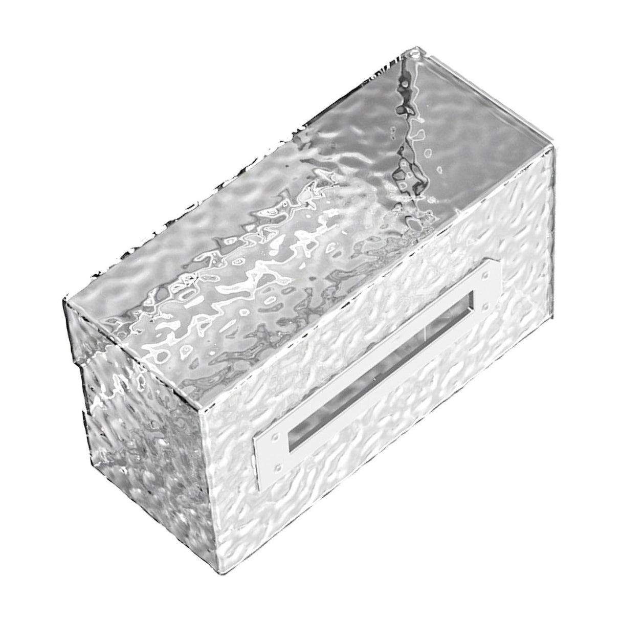 Napkin Paper Holder Box Space Saving Home Decoration Rugged Wall Mounted Tissue Box for Living Room Bedroom Transparent Silver