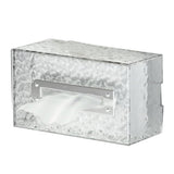 Napkin Paper Holder Box Space Saving Home Decoration Rugged Wall Mounted Tissue Box for Living Room Bedroom Transparent Silver