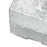 Napkin Paper Holder Box Space Saving Home Decoration Rugged Wall Mounted Tissue Box for Living Room Bedroom Transparent Silver