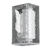 Napkin Paper Holder Box Space Saving Home Decoration Rugged Wall Mounted Tissue Box for Living Room Bedroom Translucent Silver