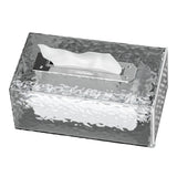 Napkin Paper Holder Box Space Saving Home Decoration Rugged Wall Mounted Tissue Box for Living Room Bedroom Translucent Silver