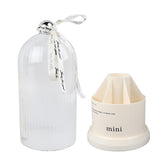 Makeup Brush Storage Holder 360 Degree Rotatable Makeup Organizer Dustproof Waterproof Holder for Lipstick Cosmetic Milky White