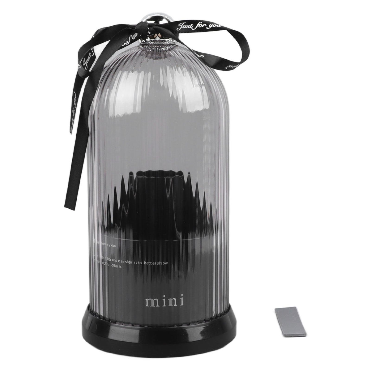 Makeup Brush Storage Holder 360 Degree Rotatable Makeup Organizer Dustproof Waterproof Holder for Lipstick Cosmetic Black
