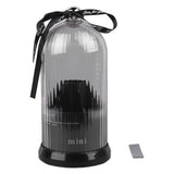 Makeup Brush Storage Holder 360 Degree Rotatable Makeup Organizer Dustproof Waterproof Holder for Lipstick Cosmetic Black