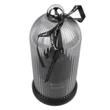 Makeup Brush Storage Holder 360 Degree Rotatable Makeup Organizer Dustproof Waterproof Holder for Lipstick Cosmetic Black - Close-Up Angle