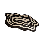 Bathroom Shaped Rug Strong Water Absorption Soft Mat Diatom Ooze Antislip Quick Dry Carpet Galaxy - Top-Down View