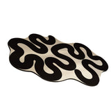 Bathroom Shaped Rug Strong Water Absorption Soft Mat Diatom Ooze Antislip Quick Dry Carpet Flowing Heart