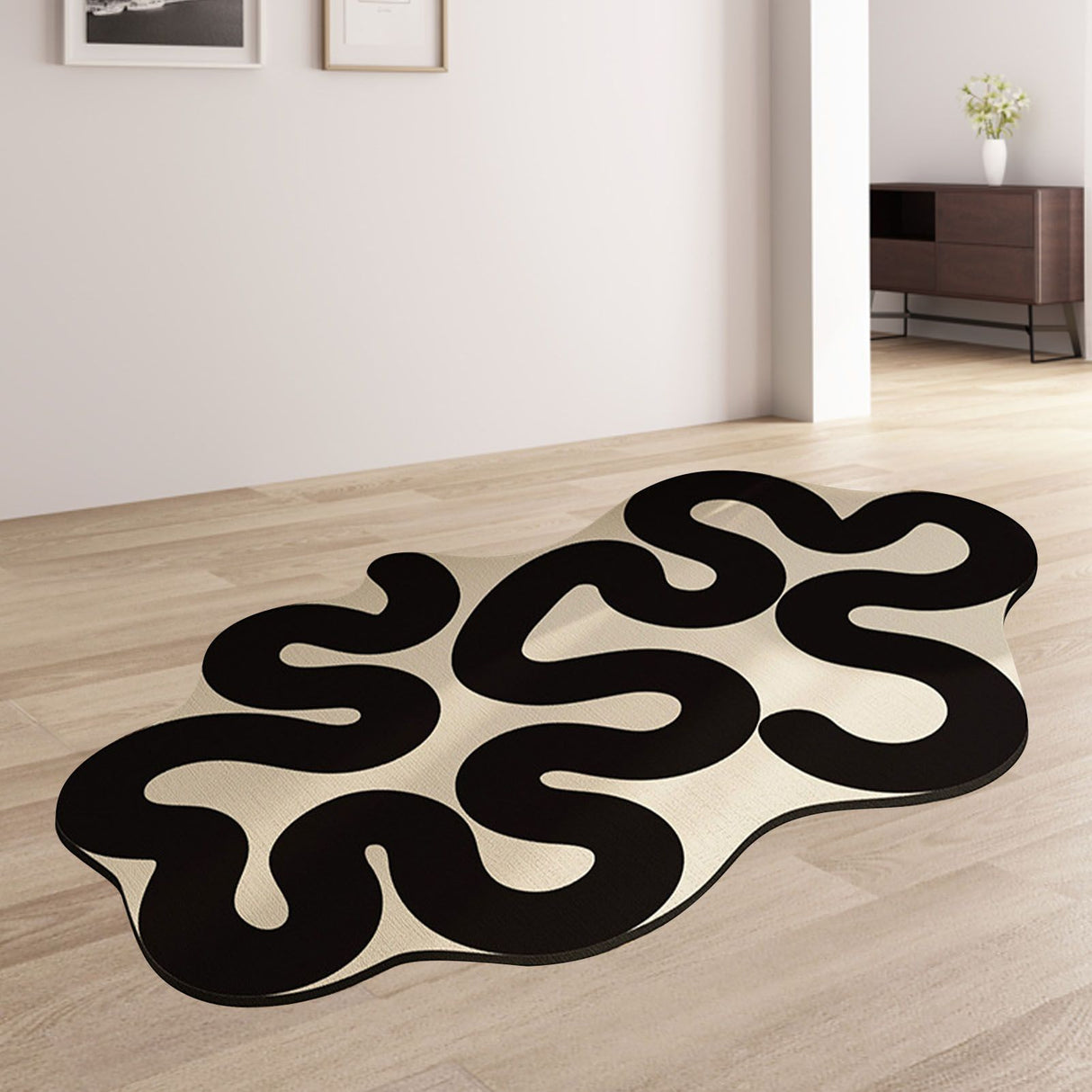 Bathroom Shaped Rug Strong Water Absorption Soft Mat Diatom Ooze Antislip Quick Dry Carpet Flowing Heart