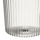 Transparent Garbage Bin with Top Ring Easy Attached Lid Free Large Capacity Trash Bin Can for Household Gray - Extra Image