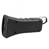 Dog Repeller Dual Sensor Ultrasound LED Light Laser Dog Deterrent Device USB Rechargeable Anti Barking Device - Front View