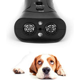 Dog Repeller Dual Sensor Ultrasound LED Light Laser Dog Deterrent Device USB Rechargeable Anti Barking Device - Extra Image