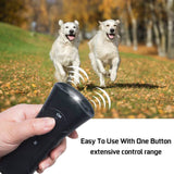 Dog Repeller Dual Sensor Ultrasound LED Light Laser Dog Deterrent Device USB Rechargeable Anti Barking Device - Extra Image