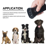 Dog Repeller Dual Sensor Ultrasound LED Light Laser Dog Deterrent Device USB Rechargeable Anti Barking Device - Extra Image