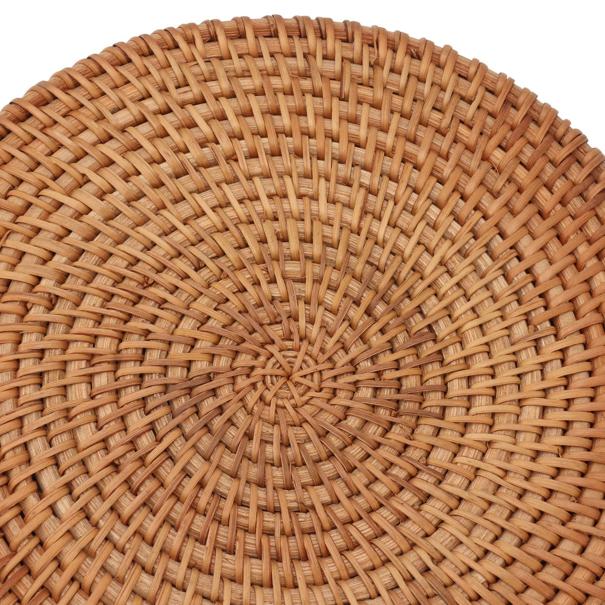 Handwoven Round Rattan Bag Tropical Beach Style Woven Shoulder Rattan Bag with Leather Strap 20cm Diameter Plain Colour Leather Buckle with Lining