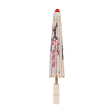 Chinese Oiled Paper Umbrella Handmade Paper Umbrella with Wood Handle for Performance Wedding Party - Extra Image