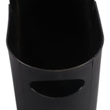 Plastic Trash Can with Press Type Lid Big White Garbage Container Bin for Bathroom Bedroom Kitchen Office