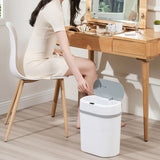 12L Smart Trash Can Battery Powered Motion Sensor Automatic Induction Garbage Can for Bedroom Bathroom Kitchen - Extra Image