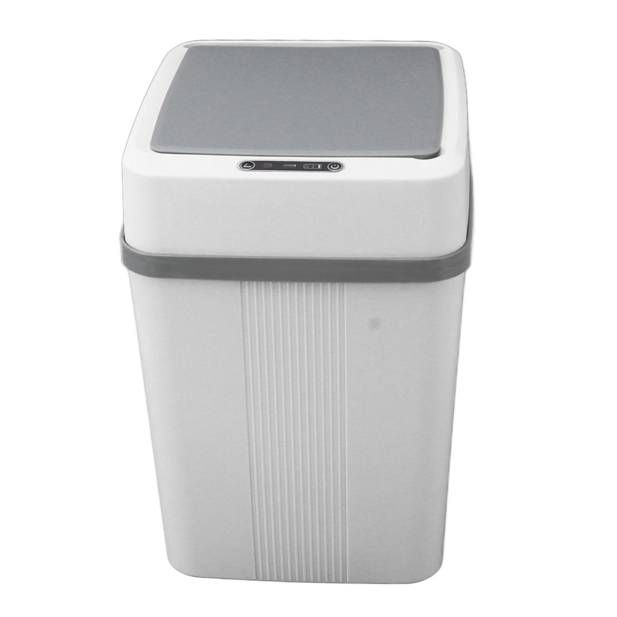 Motion Sensor Trash Can Smart Waterproof Automatic Garbage Can with Lid for Bedroom Bathroom Kitchen Office 12L