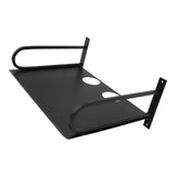 Wall Mounted Projector Shelf Aluminum Floating Projector Shelves for Router TV Box DVD Player Cable Box Black - Top-Down View