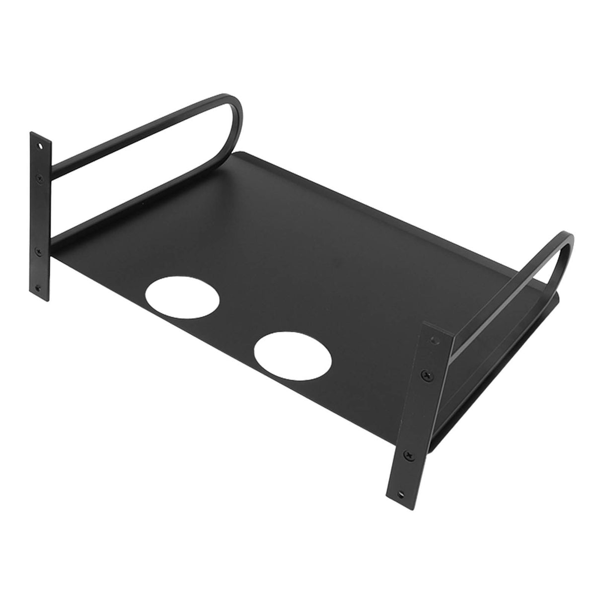 Wall Mounted Projector Shelf Aluminum Floating Projector Shelves for Router TV Box DVD Player Cable Box Black