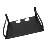 Wall Mounted Projector Shelf Aluminum Floating Projector Shelves for Router TV Box DVD Player Cable Box Black - Close-Up Angle