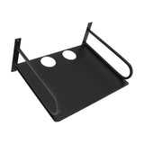 Wall Mounted Projector Shelf Aluminum Floating Projector Shelves for Router TV Box DVD Player Cable Box Black - Low Angle