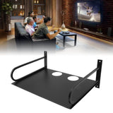 Wall Mounted Projector Shelf Aluminum Floating Projector Shelves for Router TV Box DVD Player Cable Box Black - Extra Image