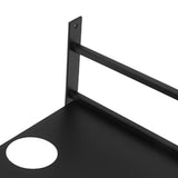 Wall Mounted Projector Shelf Aluminum Floating Projector Shelves for Router TV Box DVD Player Cable Box Black - Extra Image