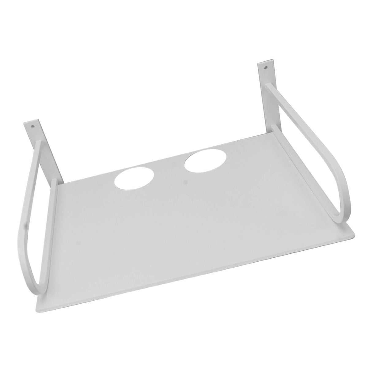 Wall Mounted Projector Shelf Aluminum Floating Projector Shelves for Router TV Box DVD Player Cable Box White