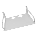 Wall Mounted Projector Shelf Aluminum Floating Projector Shelves for Router TV Box DVD Player Cable Box White - Low Angle