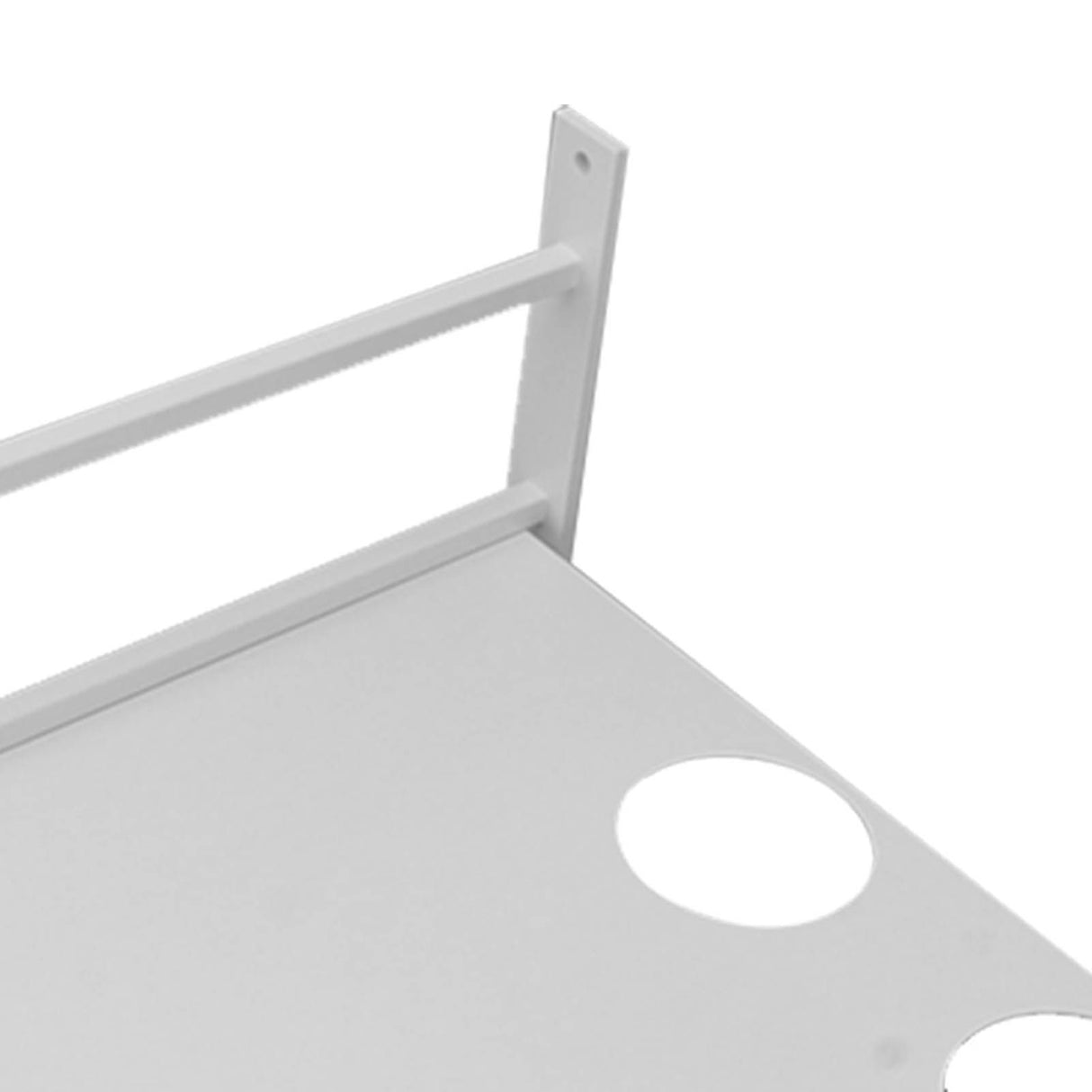 Wall Mounted Projector Shelf Aluminum Floating Projector Shelves for Router TV Box DVD Player Cable Box White