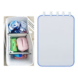 Portable Lightweight Divider Tray Beach Bag Divider Tray for Dividing Space Clothing Snacks Blue