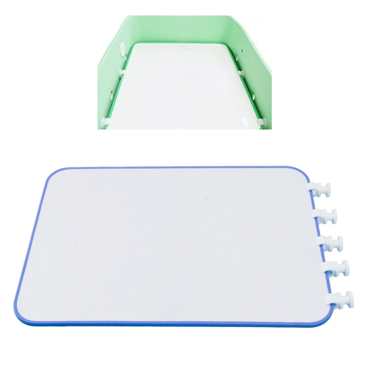 Portable Lightweight Divider Tray Beach Bag Divider Tray for Dividing Space Clothing Snacks Blue