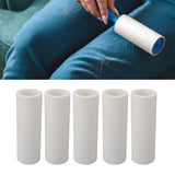 5Pcs Lint Roller Refills Static Free Extra Sticky Lint Roller Refills for Clothes Pet Dog Cat Hair 6 Inch