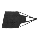 Work Apron Multifunctional Adjustable Canvas Work Apron with Pockets for Carpenter Electrician Chef Hairdresser - Top-Down View