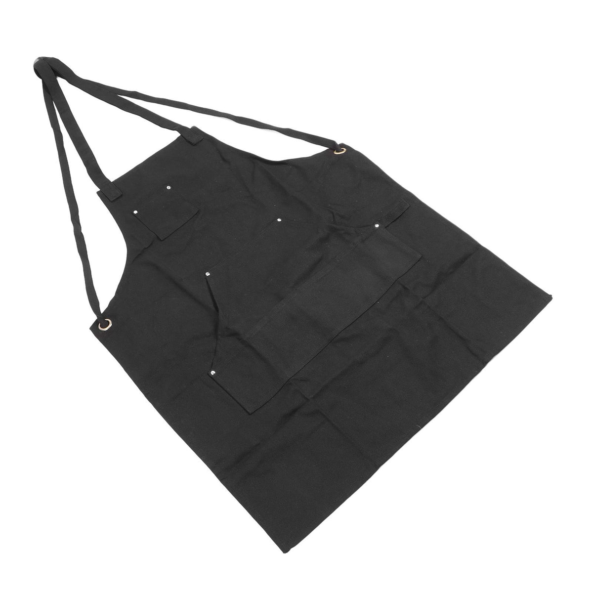 Work Apron Multifunctional Adjustable Canvas Work Apron with Pockets for Carpenter Electrician Chef Hairdresser