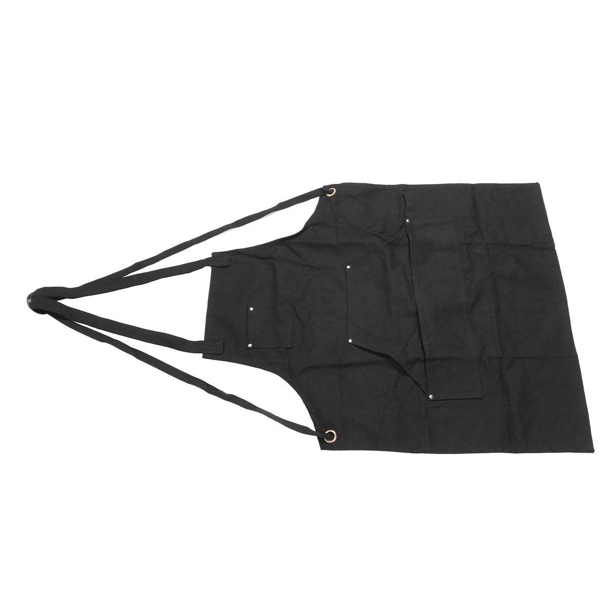 Work Apron Multifunctional Adjustable Canvas Work Apron with Pockets for Carpenter Electrician Chef Hairdresser