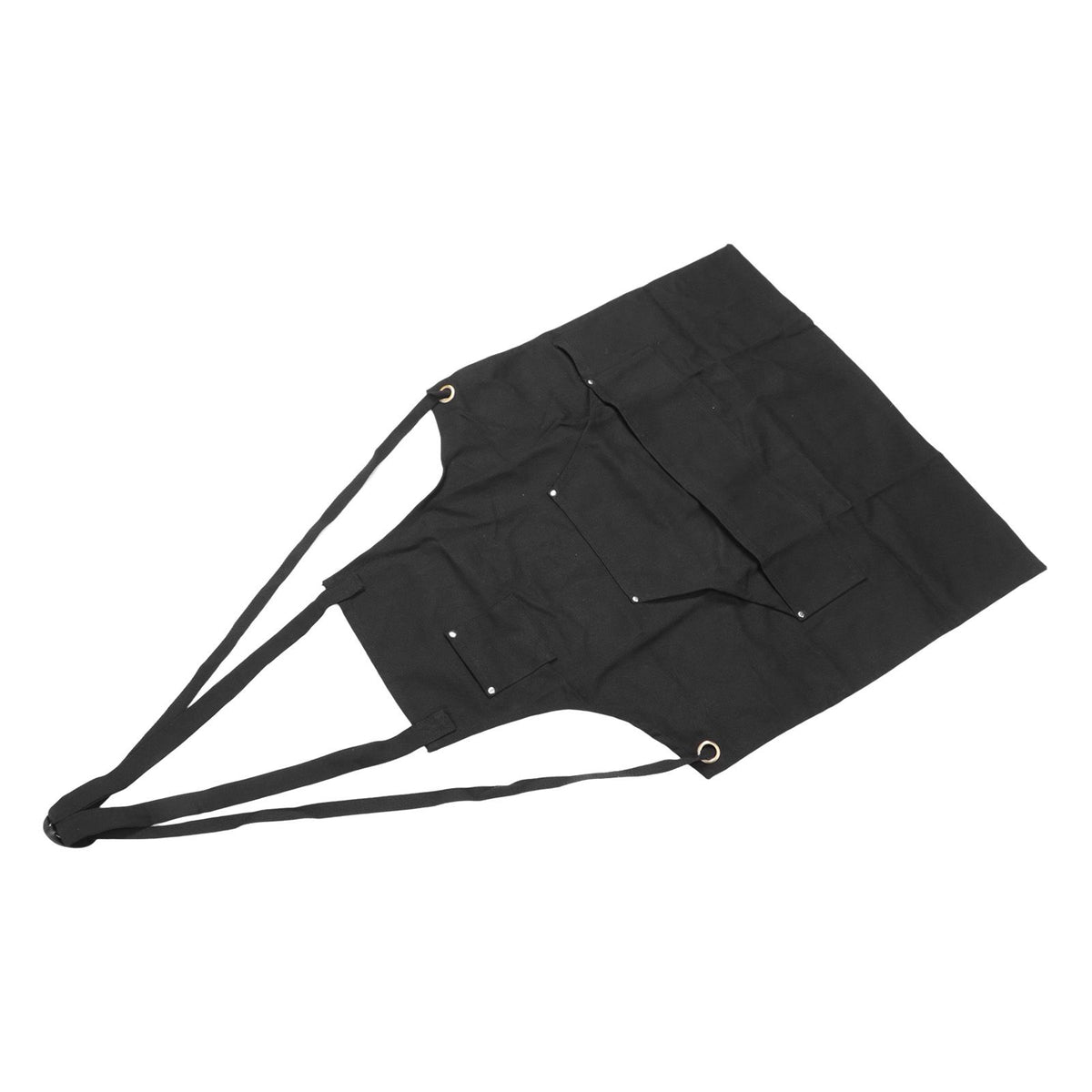 Work Apron Multifunctional Adjustable Canvas Work Apron with Pockets for Carpenter Electrician Chef Hairdresser