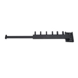 Wall Mounted Clothes Drying Rack Retractable Laundry Drying Rack for Balcony Bedroom Black