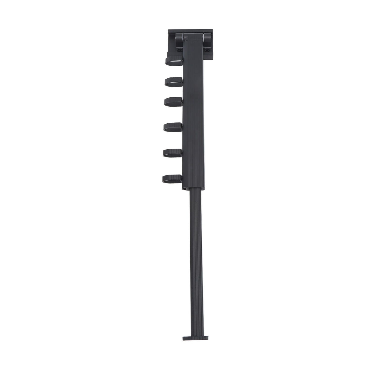 Wall Mounted Clothes Drying Rack Retractable Laundry Drying Rack for Balcony Bedroom Black