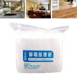 100 Pcs Electrostatic Wipes Disposable Mop Replacement Static Dusting Wipes for Home Cleaning - Top-Down View