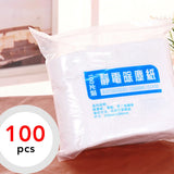100 Pcs Electrostatic Wipes Disposable Mop Replacement Static Dusting Wipes for Home Cleaning - 45-Degree Angle
