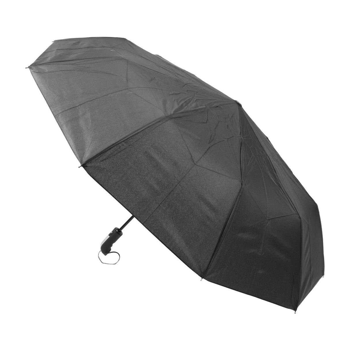 Compact Travel Umbrella Folding Auto Open Auto Close Sunshade Protection Windproof 10 Ribs Umbrella for Men and Women Black