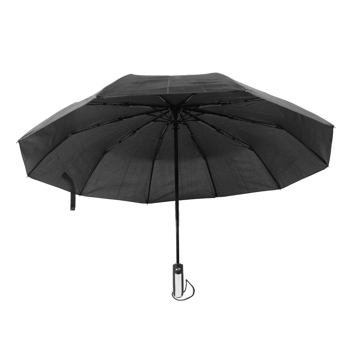 Compact Travel Umbrella Folding Auto Open Auto Close Sunshade Protection Windproof 10 Ribs Umbrella for Men and Women Black