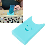 Phone Holder Insert Accessory EVA Decorative Bag Charm Phone Holder for Storage Phone Case Key Lipstick Sunglass Wallet Blue - Extra Image