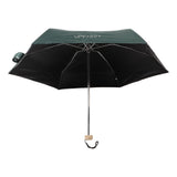 6 Ribs Umbrella Sun Protection UPF50 Impact Cloth Portable Folding Umbrella for Sunny Rainy Dark Green