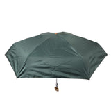 6 Ribs Umbrella Sun Protection UPF50 Impact Cloth Portable Folding Umbrella for Sunny Rainy Dark Green - Close-Up Angle