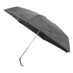 6 Ribs Umbrella Sun Protection UPF50 Impact Cloth Portable Folding Umbrella for Sunny Rainy Black