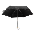 6 Ribs Umbrella Sun Protection UPF50 Impact Cloth Portable Folding Umbrella for Sunny Rainy Black