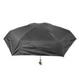 6 Ribs Umbrella Sun Protection UPF50 Impact Cloth Portable Folding Umbrella for Sunny Rainy Black